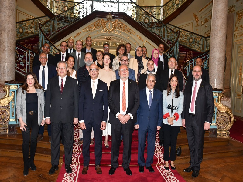 Ain Shams University receives King Ahmed Fouad II on a historic visit to Al-Zaafaran Palace