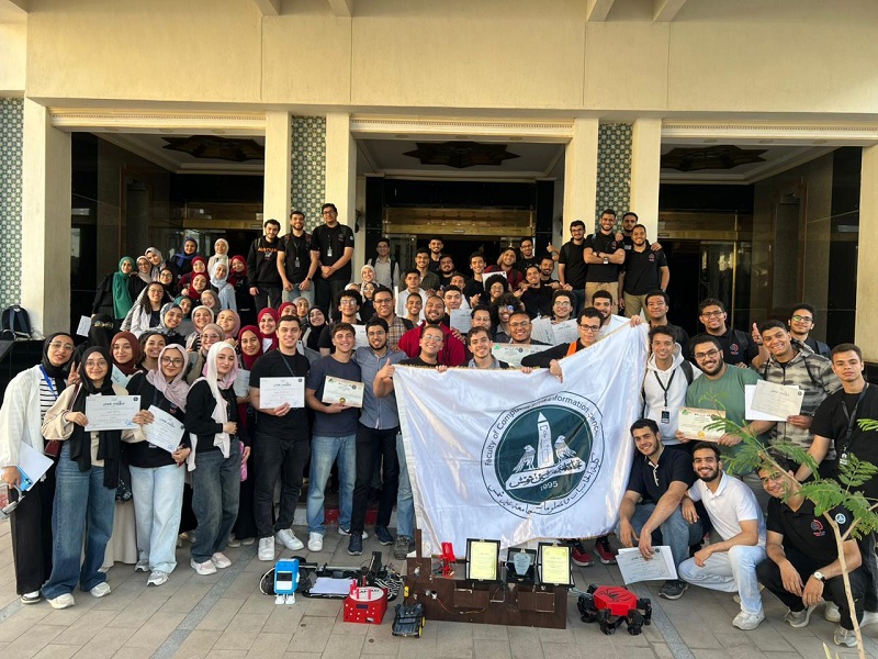 مراكز أولى لكلية الحاسبات والمعلومات – جامعة عين شمس في معرض التطبيقات الهندسية – النسخة السادسة والعشرون  AZEX’26
