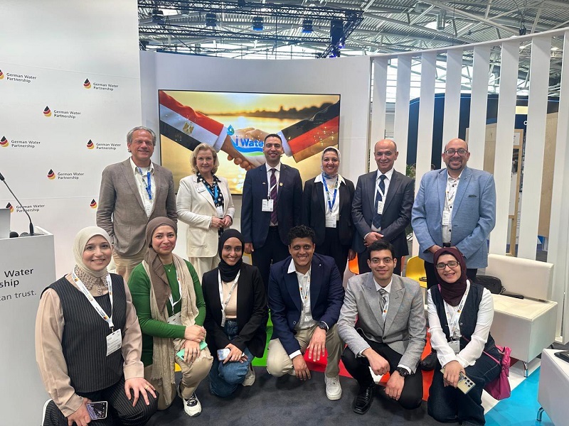 The Vice President for Graduate Studies and Research at Ain Shams University participated in a high-level session at IFAT Munich 2026, in cooperation with Cologne University of Applied Sciences and the German Water Partnership