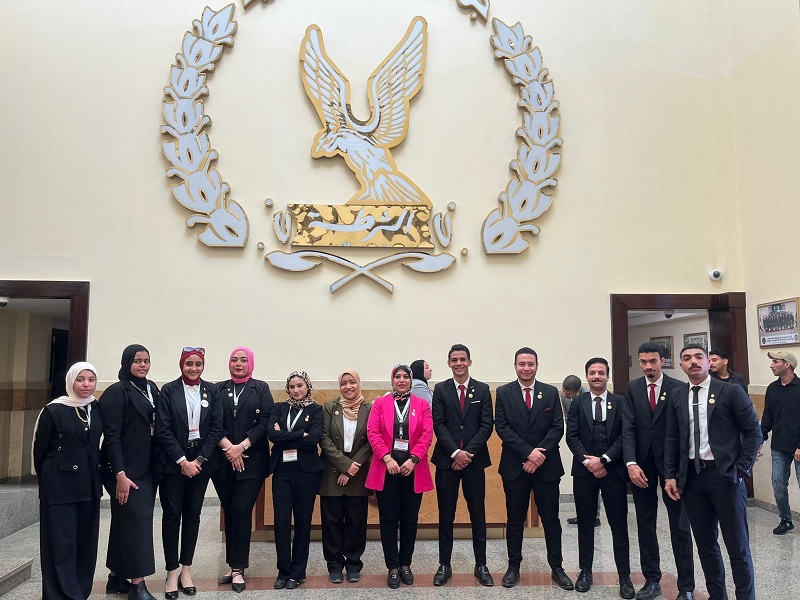 The students of “For Egypt Family” at Ain Shams University participate in the workshop “Internal Destabilization Schemes and Strategies to Counter Them” at the Police Academy