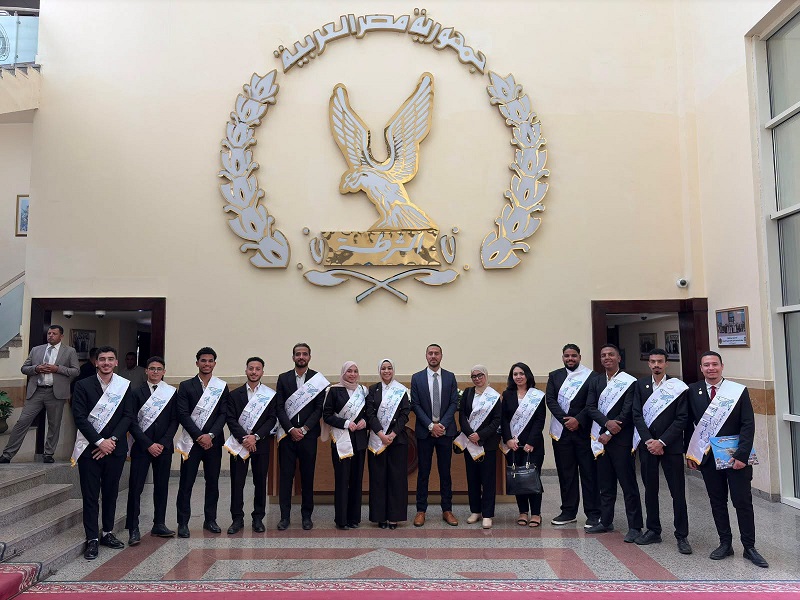 Students for Egypt at Ain Shams University participate in the awareness seminar “A Safe Childhood in a Safe Homeland” at the Police Academy