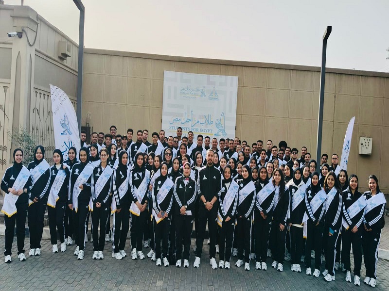 Students for Egypt at Ain Shams University participate in a coexistence course with the Egyptian Military Academy