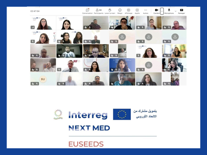 Ain Shams University continues to strengthen its international role by participating in the periodic meeting of the EUSEEDS project for developing digital and personal skills