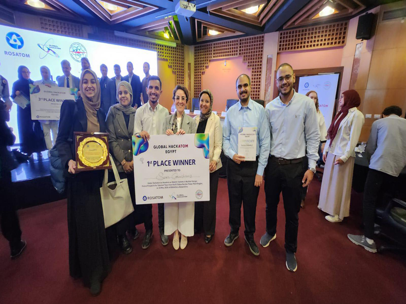 Ain Shams University Engineering Team Wins First Place at “Global HackAtom Egypt 2026” and Qualifies for the Finals in Russia
