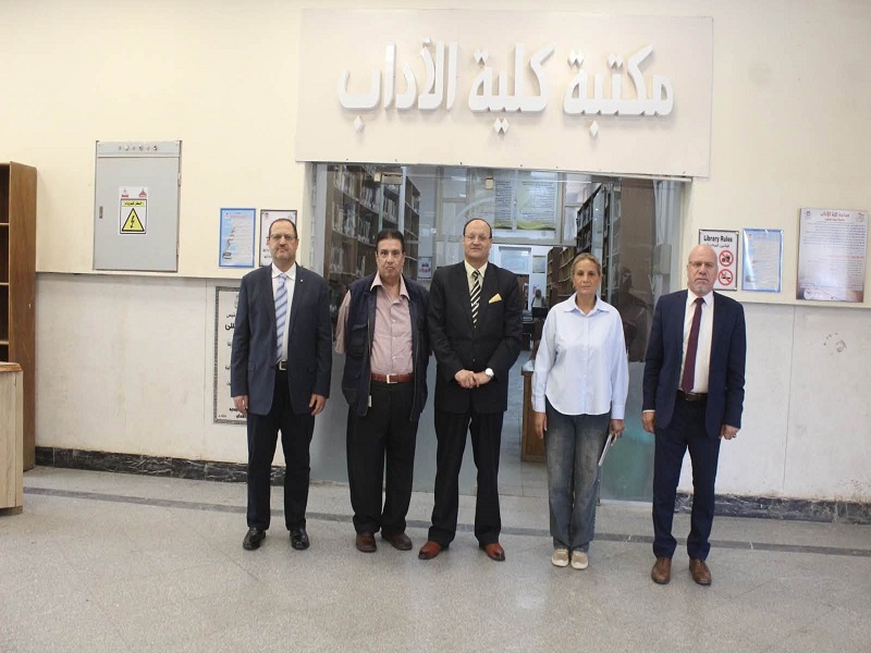 The Arts Committee of the Supreme Council of Universities inspects the requirements for implementing the credit-hour system for postgraduate studies at the Faculty of Arts