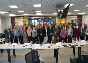 The first meeting of the Graduate Studies and Research Sector Council at Ain Shams University, headed by Prof. Amani Osama Kamel