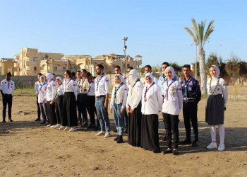 Launching the activities of the training camp for the scouting clans of Ain Shams University under the slogan Together towards a global citizen