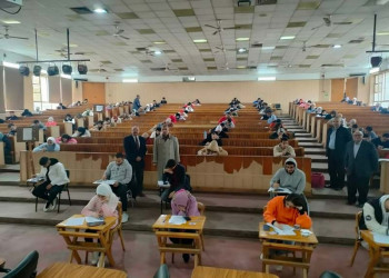 The end of the first semester exams for the first batch of students of the Faculty of Veterinary Medicine