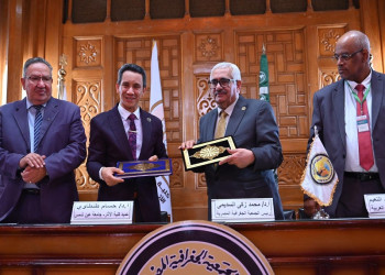 A cooperation protocol was signed between the Center for Papyrological Studies and Epigraphy at the Faculty of Archaeology and the Egyptian Geographical Society