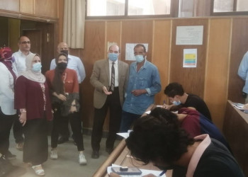 An inspection tour of the Dean of the Faculty of Science, Ain Shams University, for the exams of the second semester of the current academic year