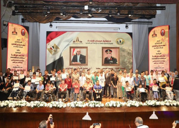 The delivering of certificates of exemption from military service to people with special needs within the "Knights of Will" initiative in cooperation between Ain Shams University and the Recruitment and Mobilization Department