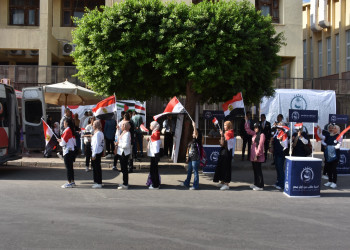 The Students for Egypt family participates in Ain Shams University’s blood donation campaign in solidarity with our Palestinian brothers