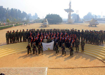 AIN SHAMS UNIVERSITY STUDENTS VISIT THE EGYPTIAN AIRBORNE CORPS IN ANSHAS