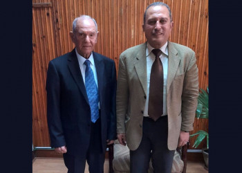 The University Awards Office meets in its 36th meeting with Prof. Talaat Mansour, a member of the American Association for the Advancement of Science